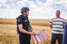 Офіцер-рятувальник провів профілактичну роботу з аграріями Краматорської громади.