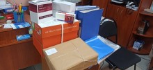 Канцелярські товари, отримані надавачами соціальних послуг комунальної форми власності від БО «БФ «Стабілізейшен Суппорт Сервісес»