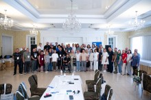 Спільне фото усіх присутніх на форумі представників Міністерства у справах ветеранів України, структурних підрозділів з питань ветеранської політики з різних регіонів, громадськіх об’єднань та членів їх сімей