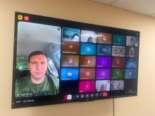 Заступник голови облдержадміністрації Юрій Ключка звертається до учасників робочої онлайн групи.