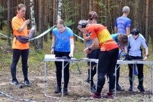 Орієнтувальниця Донеччини Орина Іванько на старті чемпіонату Європи в Польщі