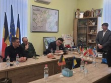 Спілкування делегації та керівника громади з партнерами.