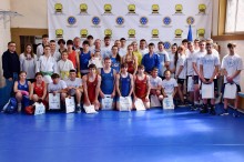 Учасники заходу «Олімпійський день» на базі Донецького обласного спеціалізованого фахового коледжу спортивного профілю ім. С. Бубки