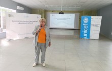 Вітальне слово на початку проєкту Лілії Золкіної, начальника управління сім'ї, молоді та масових заходів