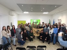 Учасники презентації проєкту «Нерозказані історії: Часів Яр: 2 роки оборони»