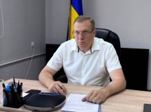 Заступник голови Донецької облдержадміністрації Олександр Шевченко під час засідання
