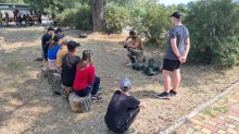 Молодь Донеччини на вишколі у місті Дніпро