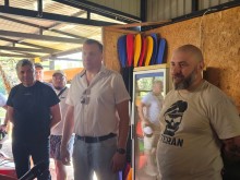 Заступник голови Олександр Шевченко та начальник управління з питань ветеранської політики Артур Насібян