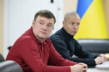 Володимир Білокопитний під час наради