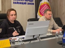 Заступник голови Донецької облдержадміністрації Олександр Шевченко та перша проректорка Донецького державного університету внутрішніх справ Олена Волобуєва