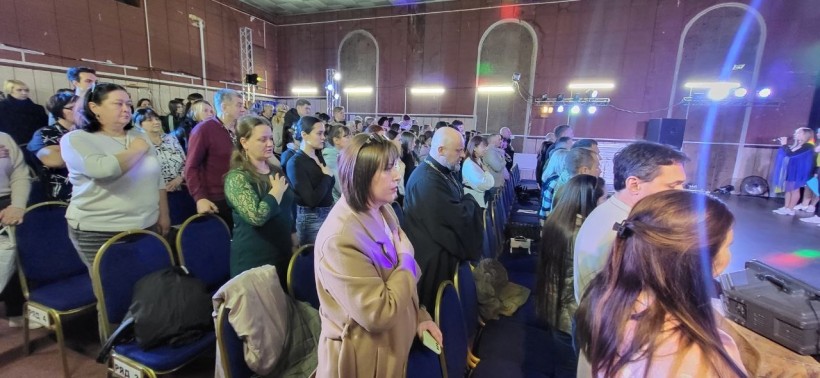 Спільне виконання гімну