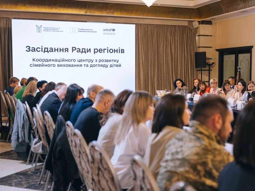 Члени Ради регіонів під час засідання