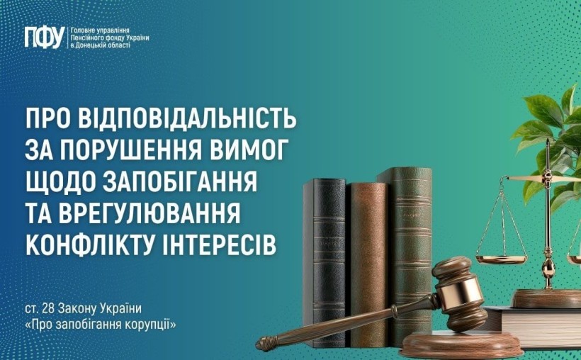 Про відповідальність за порушення вимог щодо запобігання та врегулювання конфлікту інтересів