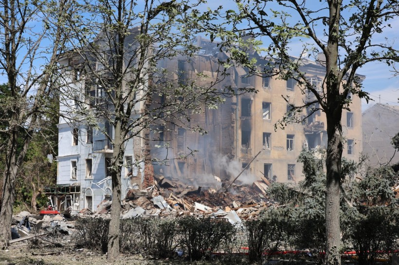 Руїни будинку у Краматорську