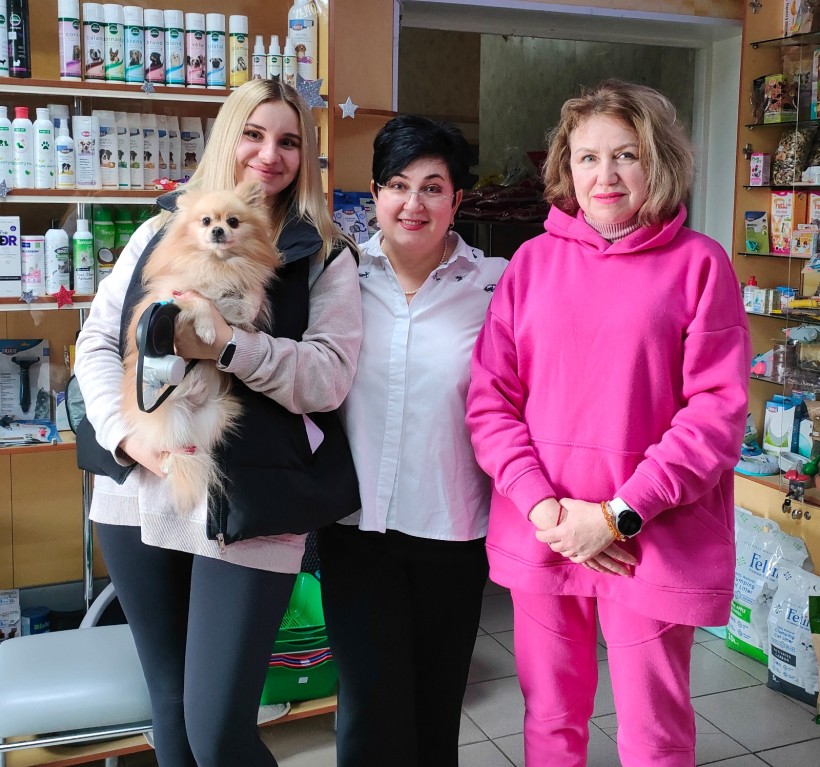 Директорка Донецького обласного центру зайнятості Наталя Адамова відвідала краматорську підприємицю Ладу Богомолову