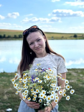 Учасниця обласного конкурсу «Молода людина року – 2025» у номінації «Нескорені: сила духу та звитяга Донеччини» Альона Пальчак