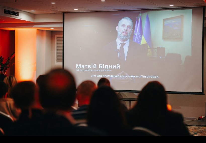 Виступ міністра молоді та спорту України