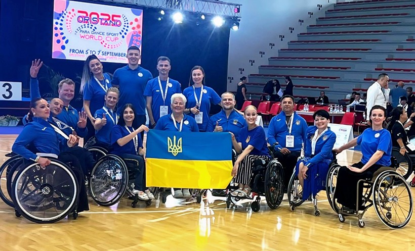 Збірна України з пара спортивних танців на Кубку світу в Італії