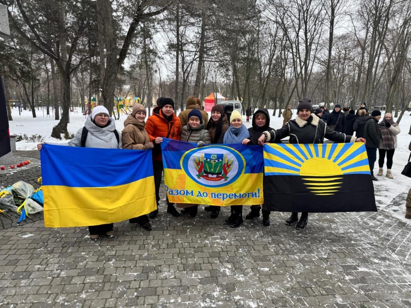 Представники Донеччини беруть учать у акції до Дня Соборності України