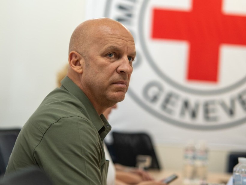 Вадим Філашкін під час зустрічі з керівництвом Товариства Червоного Хреста в Україні