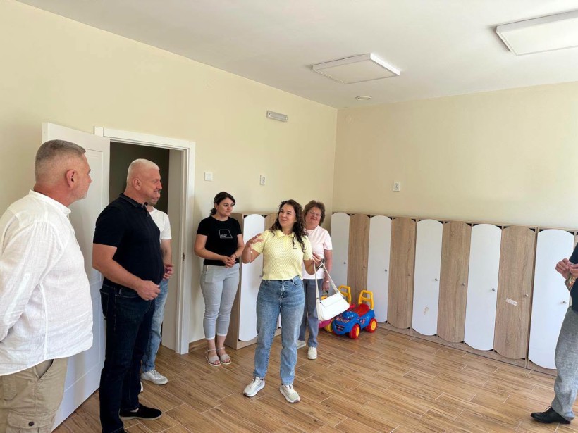 Візит делегації з Донеччини до оновленого дитсадка в Оноківській громаді