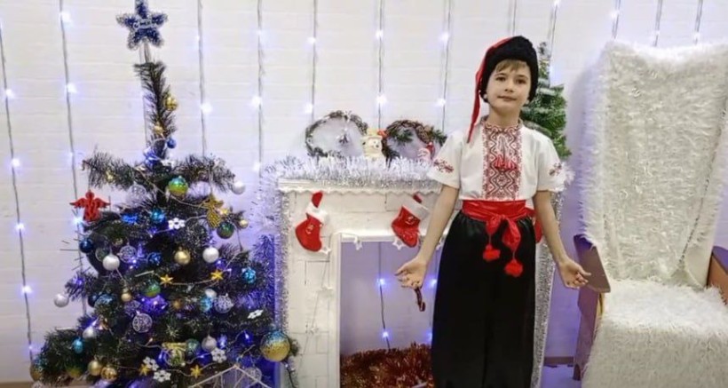 Робота учасника обласного відеочеленджу «Донеччина колядує!»