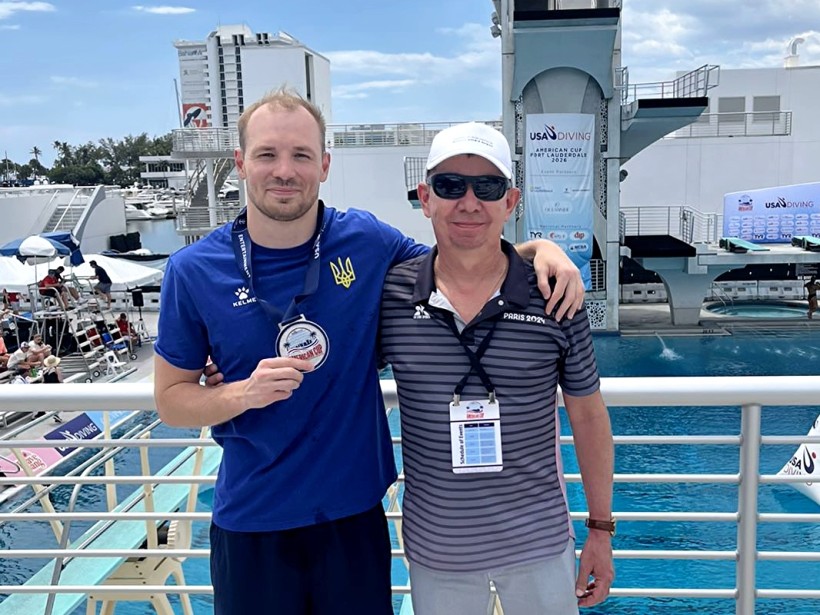 Спортсмен з Маріуполя Станіслав Оліферчик здобув срібну медаль на Кубку США зі стрибків у воду