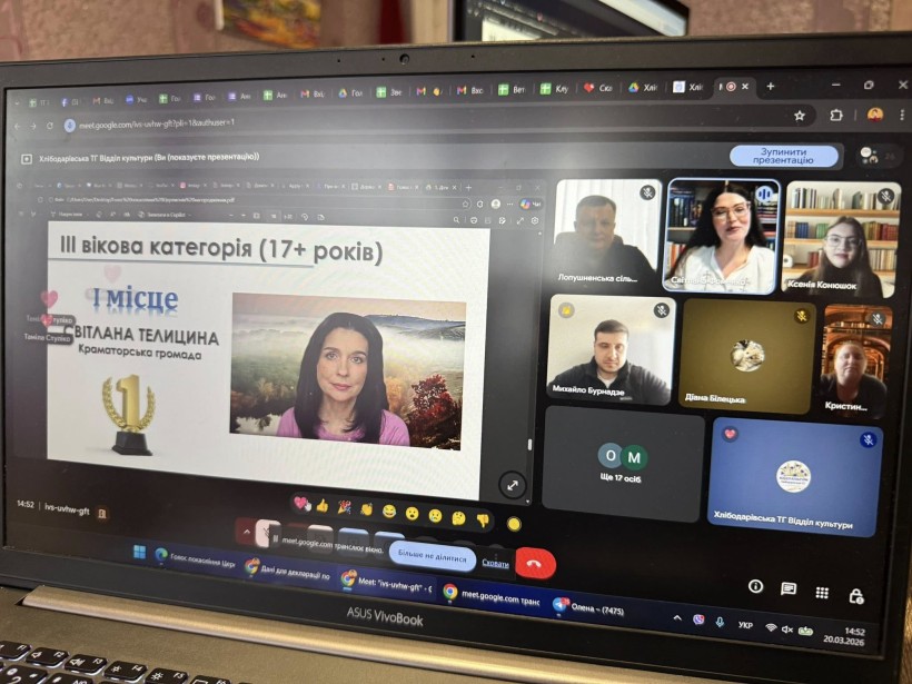 Оголошення переможців конкурсу, онлайн.