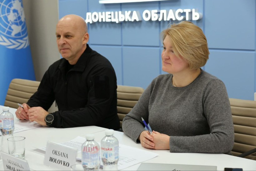 Вадим Філашкін та Оксана Головко беруть участь у зустрічі з представниками ЮНІСЕФ