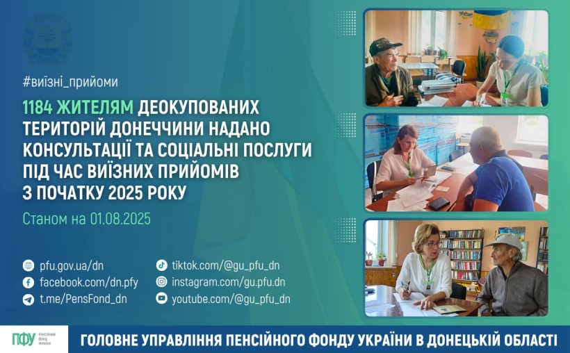 Інформація про консультації на деокупованих територіях Донеччини