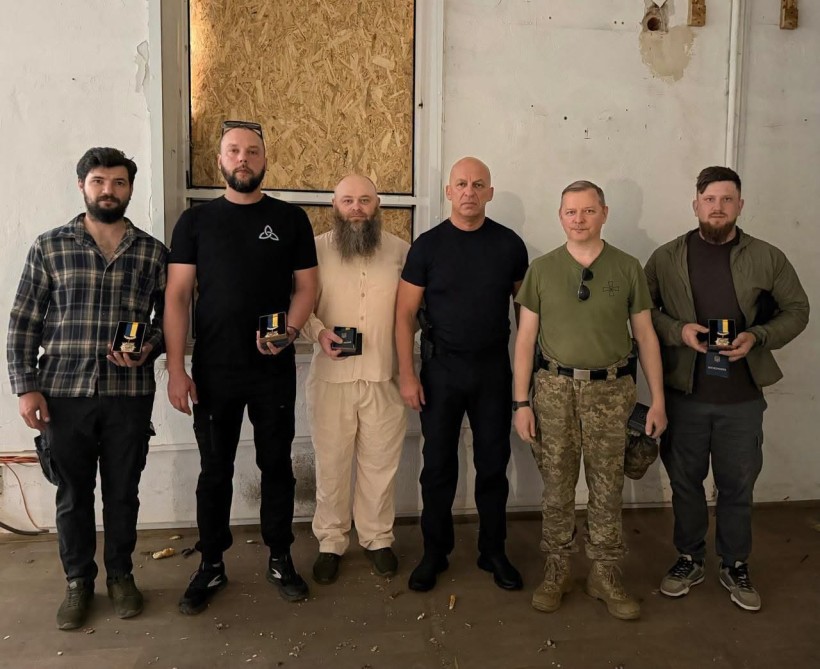 Вадим Філашкін разом із бійцями 432-го окремого батальйону безпілотних систем «Skyline» на чолі з його командиром Олегом Ляшком