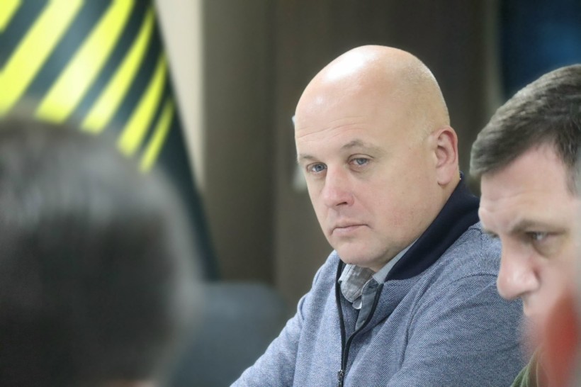 Перший заступник голови Донецької облдержадміністрації Юрій Винокуров бере участь у засіданні Ради оборони області.