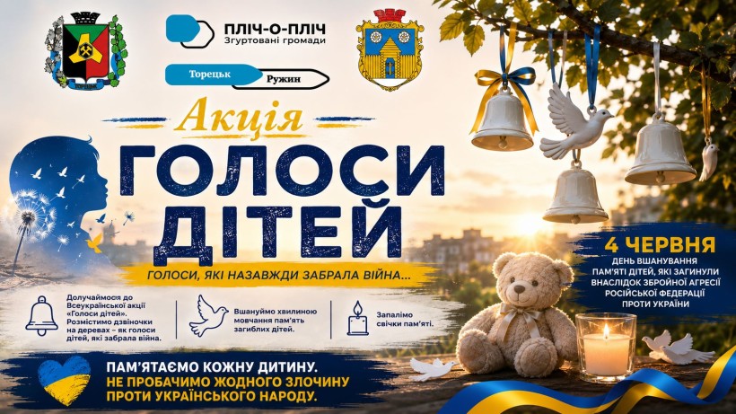 Афіша акції "Голоси дітей"