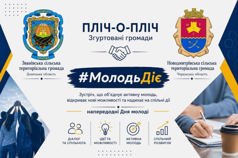 Афіша онлайнової зустрічі молоді