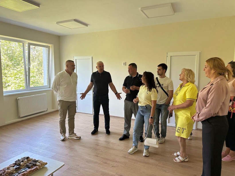 Візит делегації з Донеччини до оновленого дитсадка в Оноківській громаді