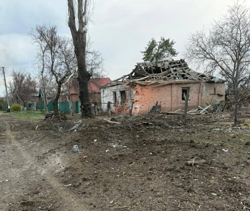 Зруйнований ворогом будинок у Краматорську