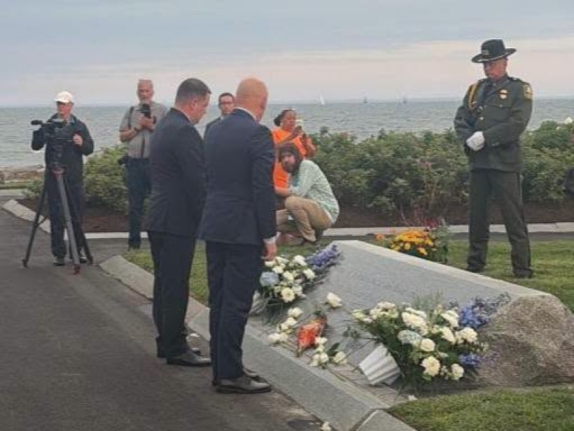 Юрый Винокуров ппід час візиту до США