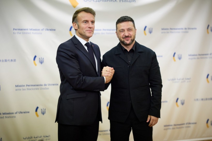Володимир Зеленський зустрівся з Еммануелем Макроном