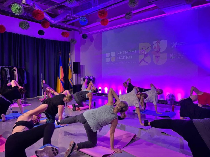 Тренування з фітнесу на локаціях «Активних парків»