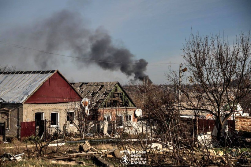 Зруйновані будинки в Костянтинівці