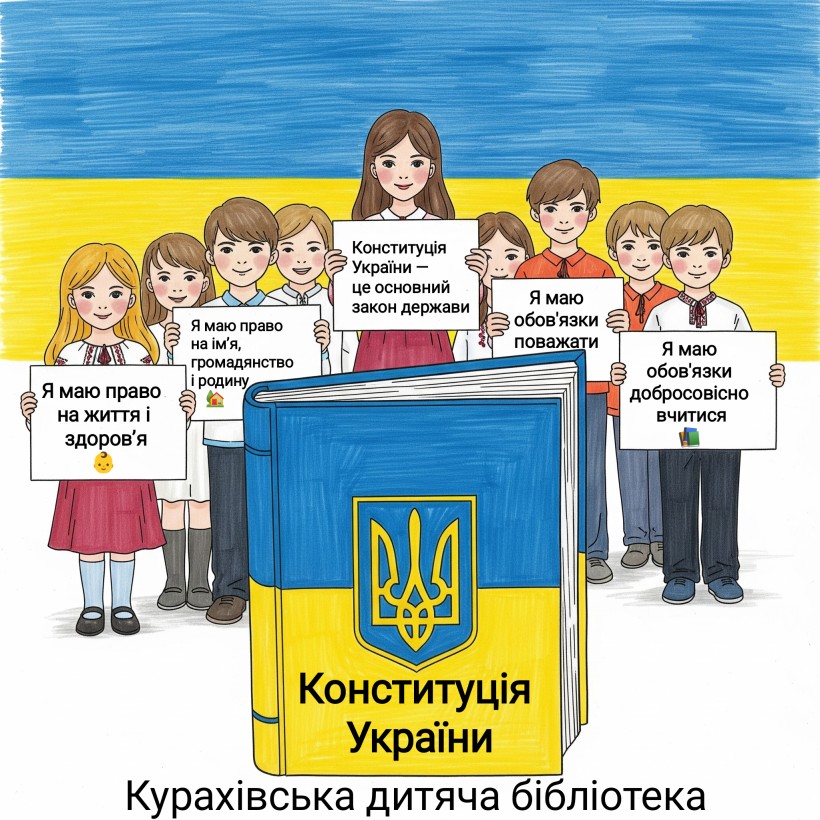Обласний колаж до Дня Конституції України «Я маю права та обов’язки!»
