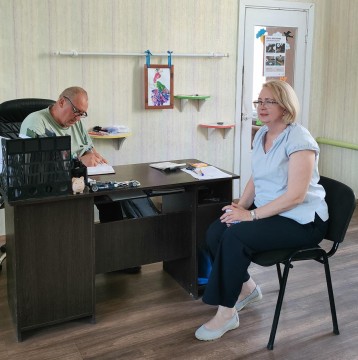 Колектив Комунального підприємства «Лиманський «Зеленбуд» на новому місці разом зі Світланою Бондарєвою