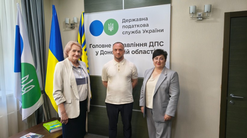 Наталя Адамова провела робочу зустріч із Олександром Головіним