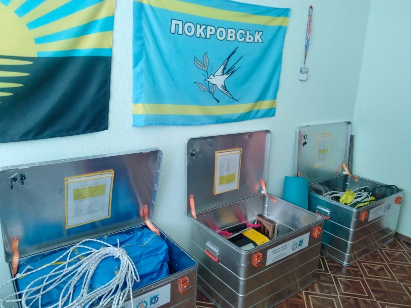 Навчальний бокс з приладдям для ремесла НВК № 1 Покровської міської ради Донецької області, релокований до Дніпра