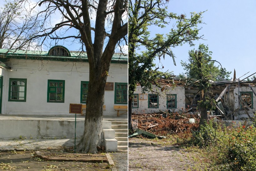Садиба Немировича-Данченко до та після руйнування