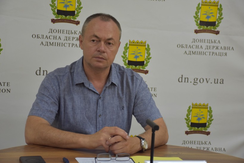 Заступник голови Донецької ОДА Ігор Бойко на нараді з питань визначення критично важливих підприємств Донеччини.