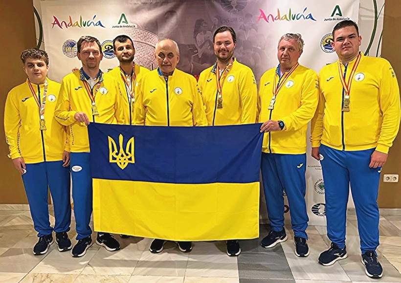 Чоловіча збірна України з шахів – переможці чемпіонату світу серед спортсменів із порушеннями слуху