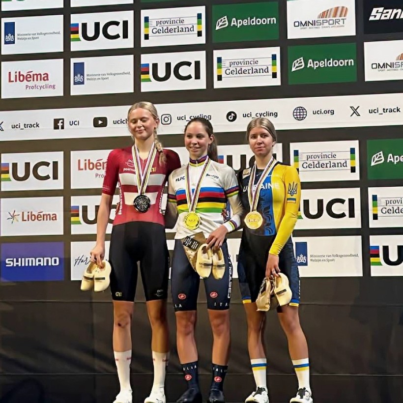 Мілана Ушакова – бронзова призерка чемпіонату світу з велоспорту на треку серед юніорок