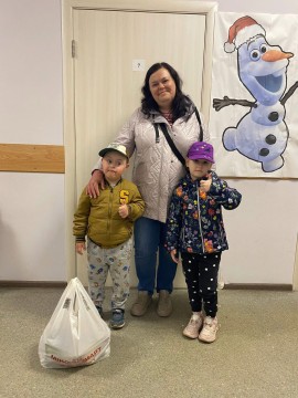Родина з Донеччини отримала допомогу