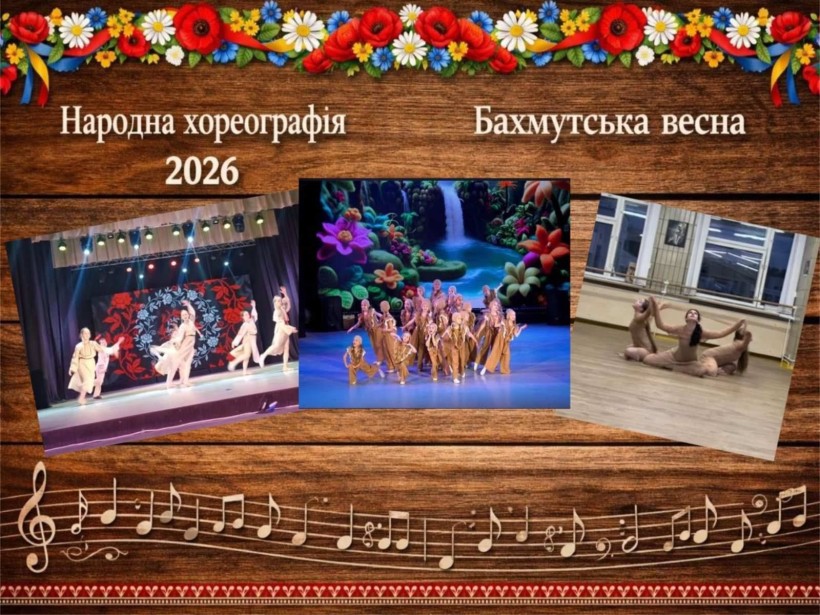 Колаж з фотографіями танцювальних номерів учасників конкурсу